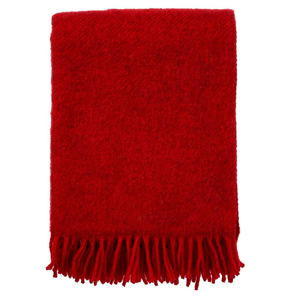 Gotland Wolldecke Red