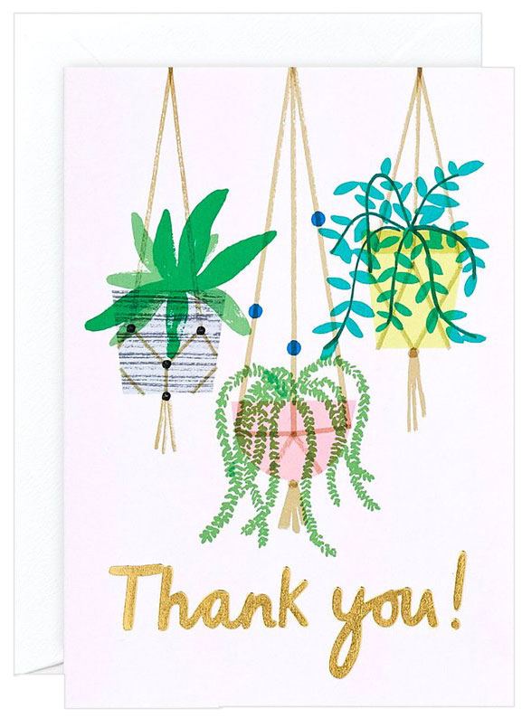 Thank You Macrame Karte Wrap Paper Human Empire Shop