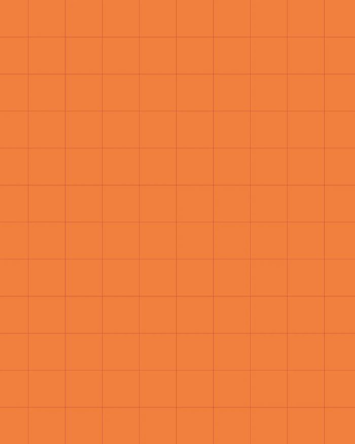 Geschenktüte Flach Grid Flame Orange 23x31,5cm (5er-Pack)